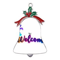 Arts Metal Holly Leaf Bell Ornament by Internationalstore