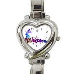 Arts Heart Italian Charm Watch Front