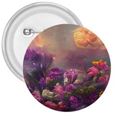 Floral Blossoms  3  Buttons by Internationalstore