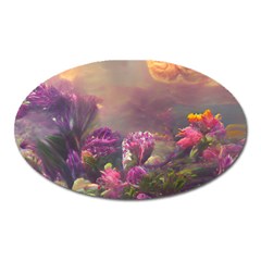 Floral Blossoms  Oval Magnet by Internationalstore