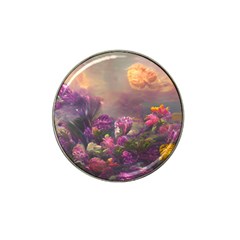 Floral Blossoms  Hat Clip Ball Marker (4 Pack) by Internationalstore