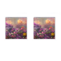 Floral Blossoms  Cufflinks (square) by Internationalstore