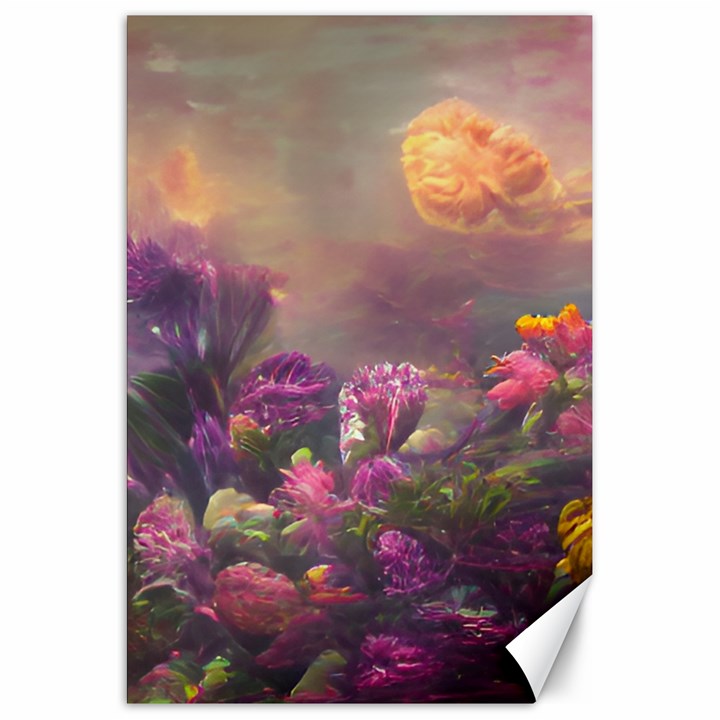 Floral Blossoms  Canvas 20  x 30 