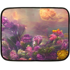 Floral Blossoms  Two Sides Fleece Blanket (mini) by Internationalstore