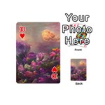 Floral Blossoms  Playing Cards 54 Designs (Mini) Front - Heart10