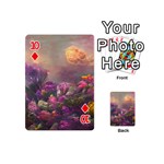 Floral Blossoms  Playing Cards 54 Designs (Mini) Front - Diamond10