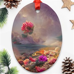 Floral Blossoms  Ornament (oval) by Internationalstore