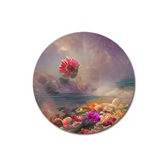 Floral Blossoms  Magnet 3  (round) by Internationalstore