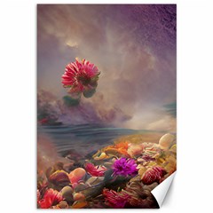 Floral Blossoms  Canvas 12  X 18  by Internationalstore