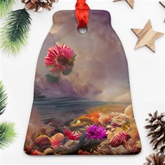 Floral Blossoms  Bell Ornament (two Sides) by Internationalstore