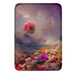 Floral Blossoms  Rectangular Glass Fridge Magnet (4 pack) Front