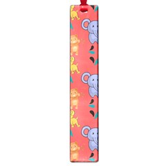 Elephant Monkey Dog Cartoon Large Book Marks by Pakjumat