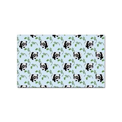 Animal Panda Bamboo Seamless Pattern Sticker Rectangular (100 Pack) by Pakjumat