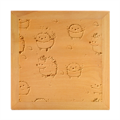 Hedgehogs Animal Wood Photo Frame Cube by Pakjumat