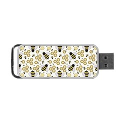 Bee Honeycomb Honeybee Insect Portable Usb Flash (two Sides) by Pakjumat