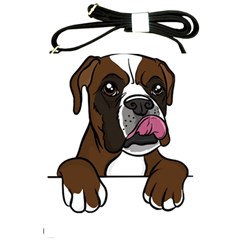 Boxer Dog T- Shirt Boxer T- Shirt Shoulder Sling Bag by JamesGoode