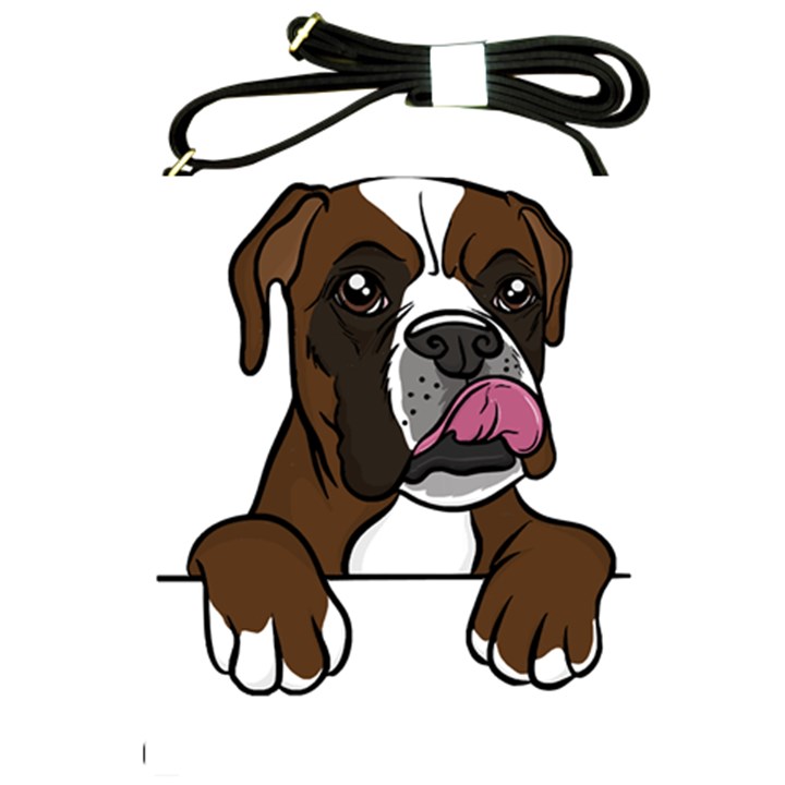 Boxer Dog T- Shirt Boxer T- Shirt Shoulder Sling Bag