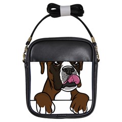 Boxer Dog T- Shirt Boxer T- Shirt Girls Sling Bag by JamesGoode