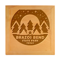 Brazos Bend State Park T- Shirt Brazos Bend State Park Night Sky T- Shirt Wood Photo Frame Cube by JamesGoode