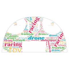 Drone Racing Word Cloud T- Shirt F P V Freestyle Drone Racing Word Cloud T- Shirt (5) Anti Scalding Pot Cap by ZUXUMI