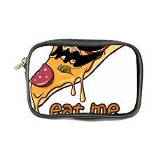 Eat Me T- Shirtscary Pizza Slice Sceaming Eat Me T- Shirt Coin Purse by ZUXUMI