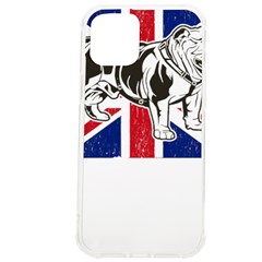 English Bulldog T- Shirt English Bulldog - English Bulldog Union Jack Flag T- Shirt Iphone 12 Pro Max Tpu Uv Print Case by ZUXUMI