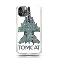 F14 Tomcat Fighter Jet T- Shirt F14 Tomcat Comic Drawing Quote T- Shirt (2) Iphone 11 Pro 5 8 Inch Tpu Uv Print Case by ZUXUMI