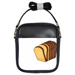 Bread Baking T- Shirt Funny Bread Baking Baker Crust A Girl Who Loves Bread Baking T- Shirt (2) Girls Sling Bag Front