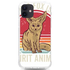 Fennec Fox T- Shirt Fennec Fox Is My Spirit Animal T- Shirt Iphone 12/12 Pro Tpu Uv Print Case by ZUXUMI