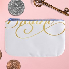 Breathe T- Shirt Breathe In Gold T- Shirt (1) Large Coin Purse by JamesGoode