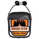 Bridger Teton T- Shirt Bridger Teton National Forest T- Shirt Girls Sling Bag Front