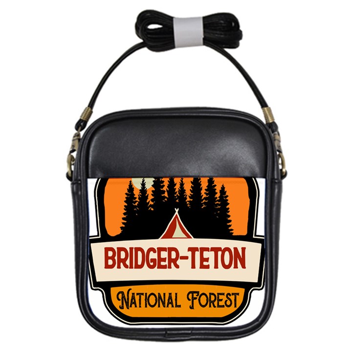 Bridger Teton T- Shirt Bridger Teton National Forest T- Shirt Girls Sling Bag