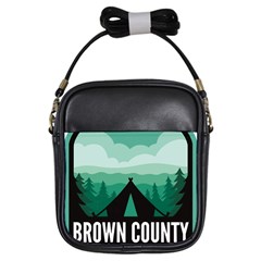 Brown County State Park T- Shirt Brown County State Park I N Camping T- Shirt Girls Sling Bag by JamesGoode