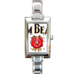 Jim Beam Rectangle Italian Charm Watch by MusicOn