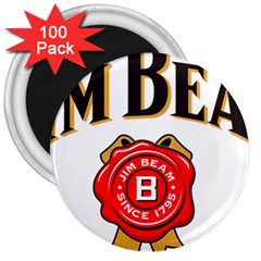 Jim Beam 3  Magnets (100 Pack) by MusicOn