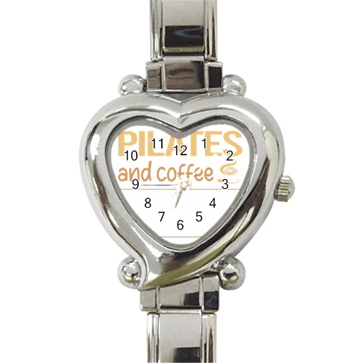 Pilates T-shirtif It Involves Coffee Pilates T-shirt Heart Italian Charm Watch