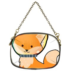 Fox T- Shirt Kawaii Astronaut Fox T- Shirt Chain Purse (one Side) by ZUXUMI