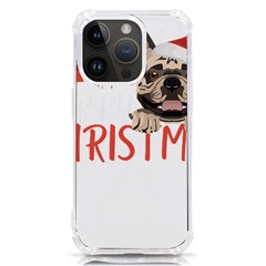 French Bulldog T- Shirt French Bulldog Merry Christmas T- Shirt (2) Iphone 14 Pro Tpu Uv Print Case by ZUXUMI