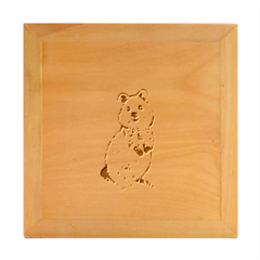 Quokka T-shirtbecause Quokkas Are Freaking Awesome T-shirt Wood Photo Frame Cube by EnriqueJohnson