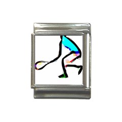 Abstract Art Sport Ace Tennis  Shirt Abstract - Art - Sport - Ace - Tennis  Shirt5 Italian Charm (13mm) by EnriqueJohnson