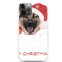 German Shepherd T- Shirt German Shepherd Merry Christmas T- Shirt Iphone 12 Pro Max Tpu Uv Print Case by ZUXUMI