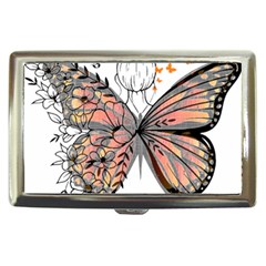 Butterflies T- Shirt Butterfly T- Shirt Cigarette Money Case by JamesGoode