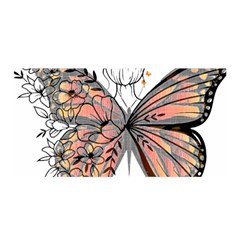 Butterflies T- Shirt Butterfly T- Shirt Satin Wrap 35  X 70  by JamesGoode