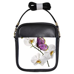 Butterfly Art T- Shirtbutterfly T- Shirt (2) Girls Sling Bag by JamesGoode