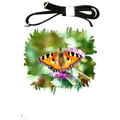 Butterfly T- Shirt Butterfly T- Shirt Shoulder Sling Bag by JamesGoode