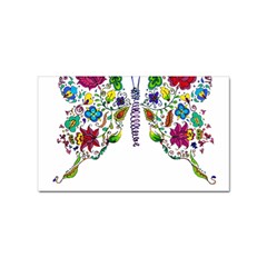 Butterfly T- Shirt Butterfly T- Shirt Sticker Rectangular (100 Pack) by JamesGoode