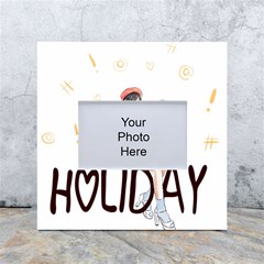 Holiday White Box Photo Frame 4  X 6  by SychEva