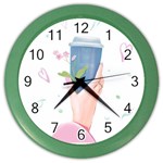 Never Stop Dreaming Color Wall Clock Front