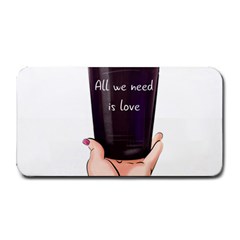 All You Need Is Love 2 Medium Bar Mat by SychEva