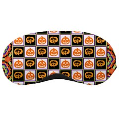 Lantern Chess Halloween Sleep Mask by Pakjumat